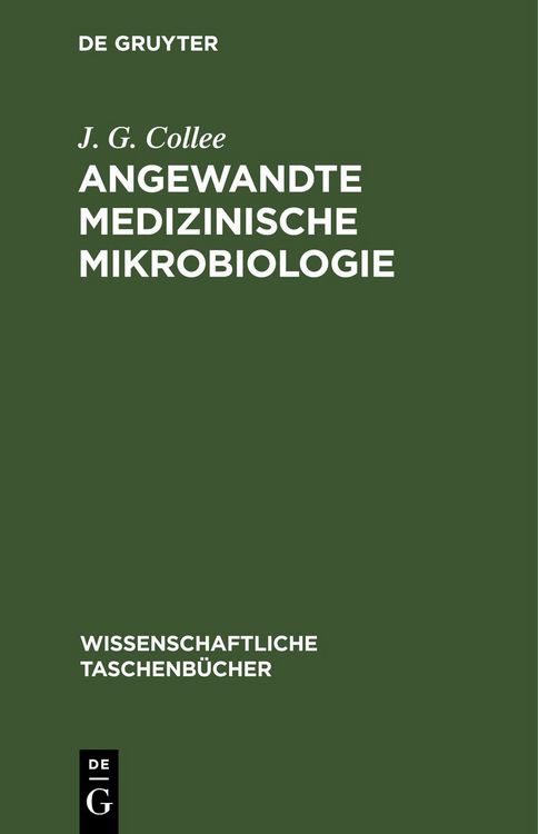 Produktbild: Angewandte medizinische Mikrobiologie