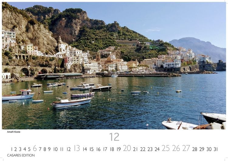 Produktbild: Golf von Neapel Kalender 2026 – Wandkalender | Fotokalender Italien 24x35 cm -. mit Capri, Ischia & Amalfi Küste