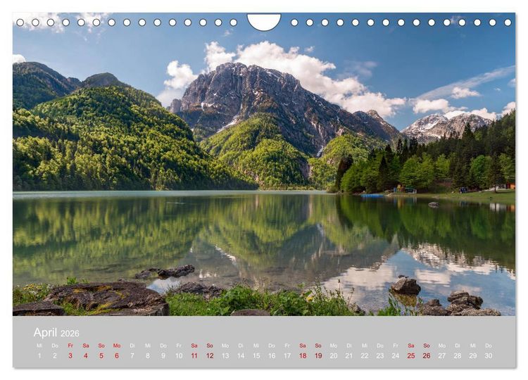 Produktbild: Die Julischen Alpen (Wandkalender 2026 DIN A4 quer), CALVENDO Monatskalender