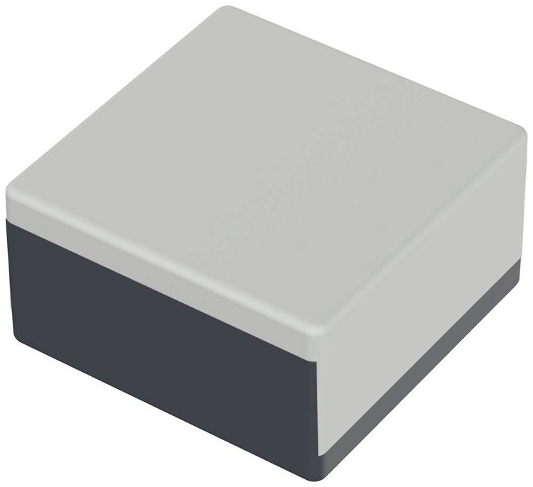 Produktbild: Bopla UNIVERSAL U 75 06075000 Elektronikgeh&auml;use 75 x 75 x 40 Polystyrol (EPS) Grau, Schwarz 1 St.