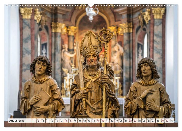 Produktbild: W&uuml;rzburg - Bayern (hochwertiger Premium Wandkalender 2026 DIN A2 quer), Kunstdruck in Hochglanz