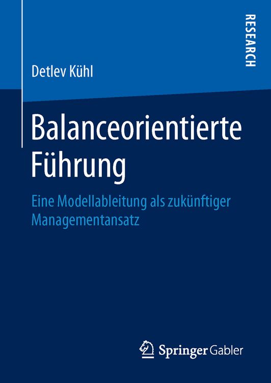 Produktbild: Balanceorientierte F&uuml;hrung