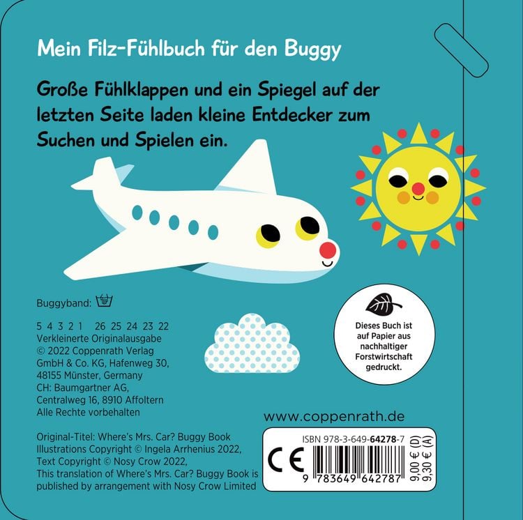 Produktbild: Mein Filz-Fühlbuch für den Buggy: Kuckuck, kleines Auto!