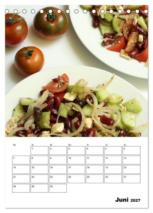 Produktbild: Leckeres mit Bohnen (Tischkalender 2027 DIN A5 hoch), CALVENDO Monatskalender