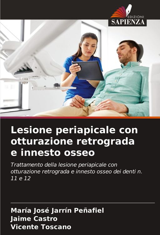 Produktbild: Lesione periapicale con otturazione retrograda e innesto osseo