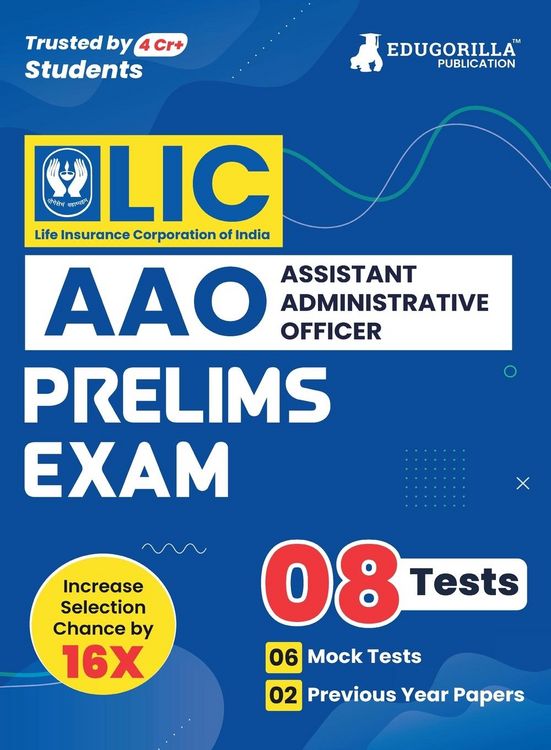 Produktbild: LIC AAO Assistant Administrative Officer Prelims Exam 2023 (English Edition) - 6 Full Length Mock Tests and 2 Previous Year Papers with Free Access to