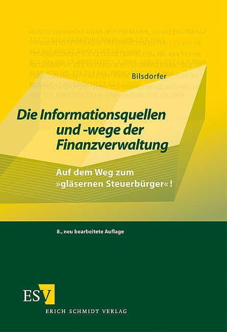 Produktbild: Die Informationsquellen und -wege der Finanzverwaltung