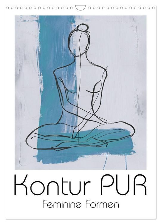 Produktbild: Kontur PUR - Feminine Formen (Wandkalender 2026 DIN A3 hoch), CALVENDO Monatskalender