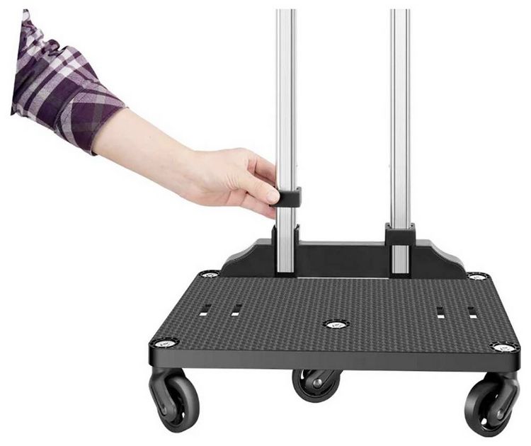 Produktbild: Ikarao Trolley IKARAO-X1-TROL (L x B x H) 29 x 51 x 27cm Schwarz, Silber IKARAO-X1-TROL