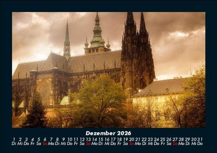 Produktbild: Prag 2026 Fotokalender DIN A5