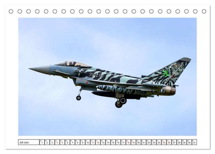 Produktbild: Nato Tiger Meet Schleswig (Tischkalender 2026 DIN A5 quer), CALVENDO Monatskalender