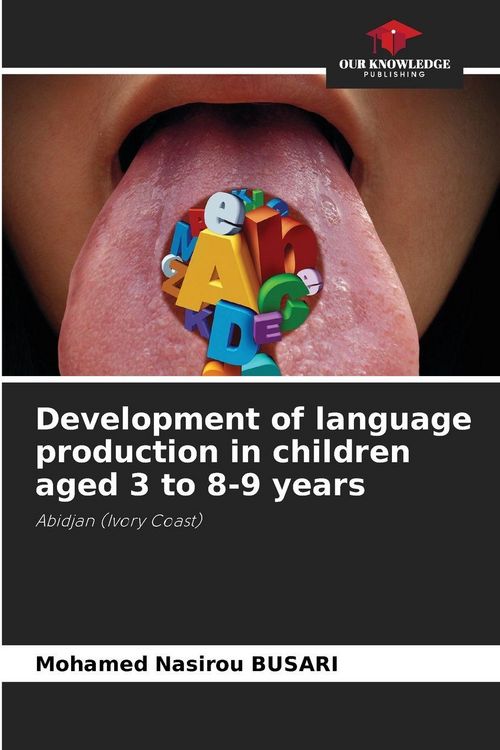 Produktbild: Development of language production in children aged 3 to 8-9 years