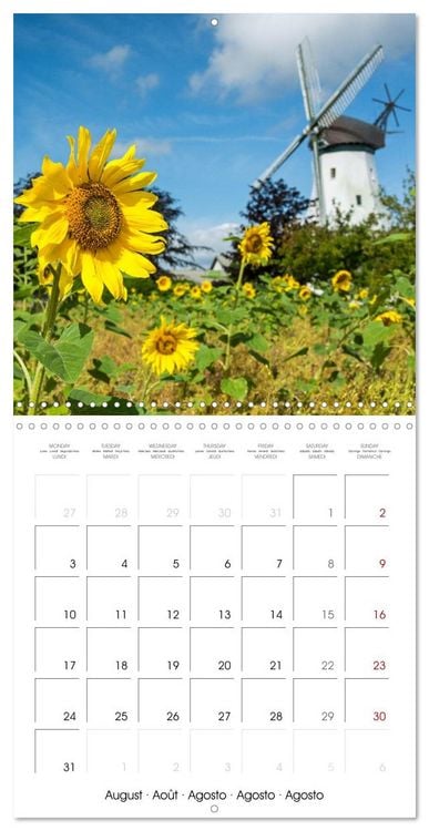 Produktbild: L&rsquo;Allemagne du Nord &ndash; Dunes, vent et la vaste mer (Calendrier mural carr&eacute; 2026 30x30 cm) Calendrier double avec une page pour vos prises de notes