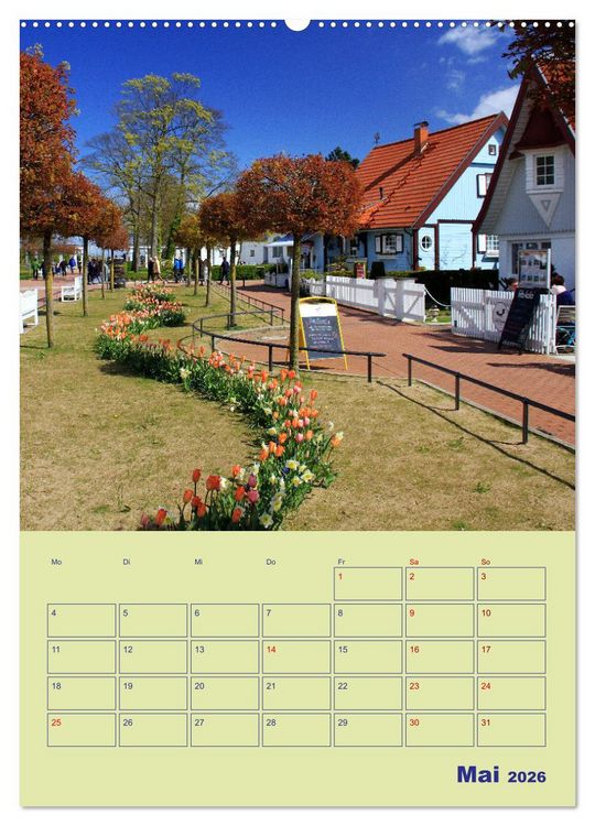 Produktbild: Sehnsuchtsort Ostseebad Boltenhagen (hochwertiger Premium Wandkalender 2026 DIN A2 hoch), Kunstdruck in Hochglanz