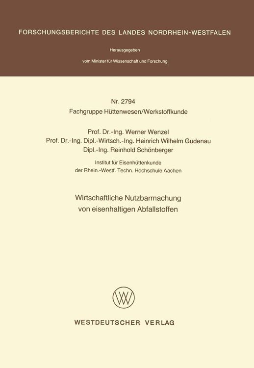 Produktbild: Wirtschaftliche Nutzbarmachung von eisenhaltigen Abfallstoffen