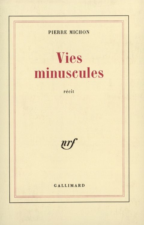 Produktbild: Les vies minuscules