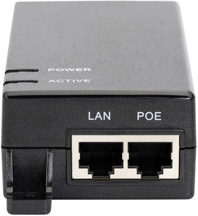 Produktbild: Digitus DN-95102-1 PoE Injektor 10 / 100 / 1000 MBit/s IEEE802.3af (15.4 W)