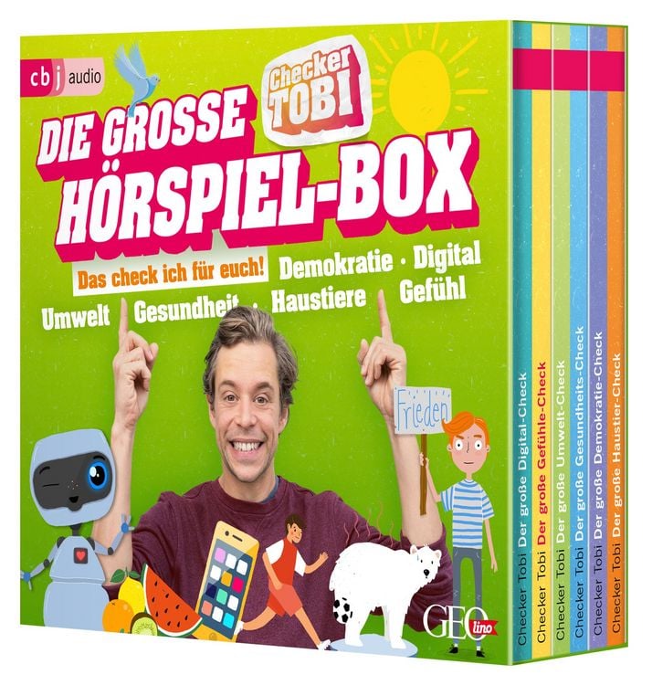 Produktbild: Die gro&szlig;e Checker-Tobi-H&ouml;rspiel-Box