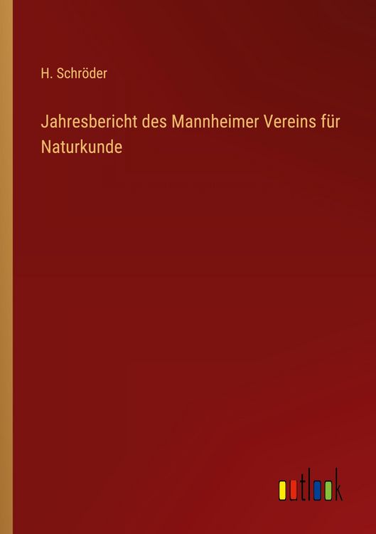 Produktbild: Jahresbericht des Mannheimer Vereins f&uuml;r Naturkunde