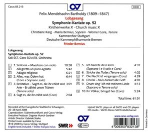 Produktbild: Sinfonie 2 "Lobgesang"-Kirchenwerke Vol.10