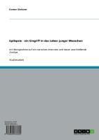 Produktbild: Epilepsie - ein Eingriff in das Leben junger Menschen