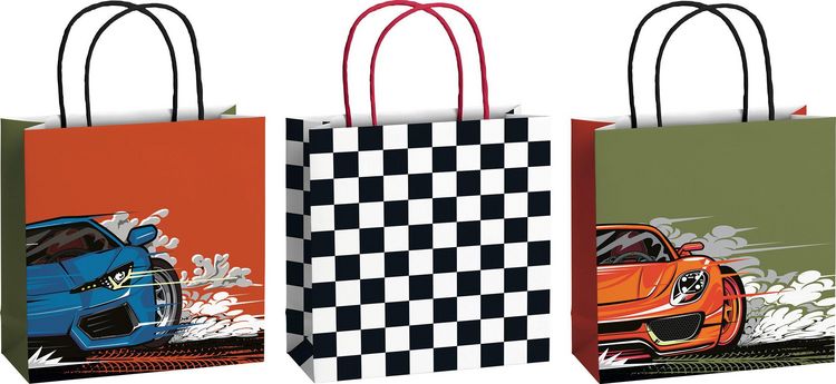 Produktbild: Geschenktaschen 20x8cm Schorsch rot