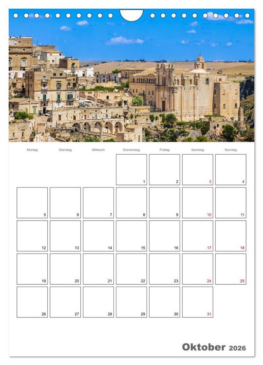 Produktbild: Italiens Sch&ouml;nheit - Terminplaner (Wandkalender 2026 DIN A4 hoch), CALVENDO Monatskalender
