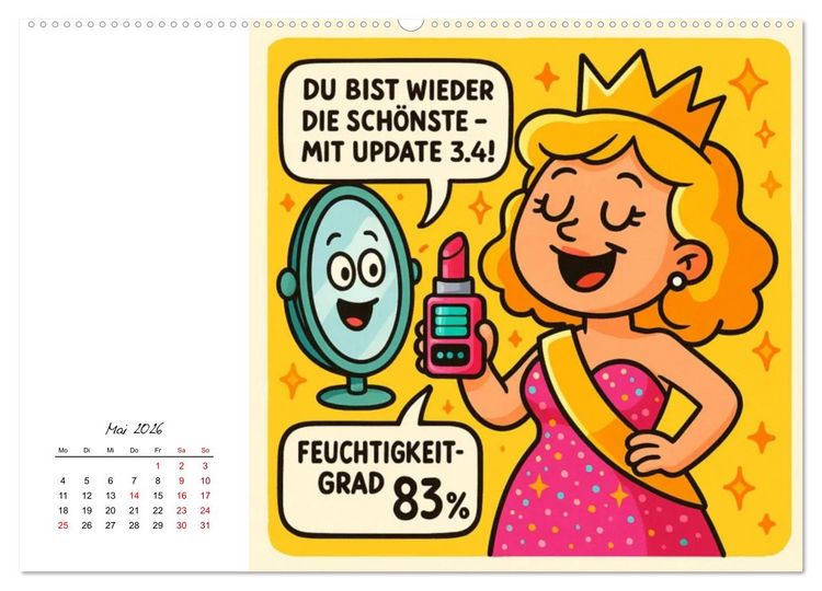 Produktbild: Job-Chaos total - voll Panne, voll verpeilt (hochwertiger Premium Wandkalender 2026 DIN A2 quer), Kunstdruck in Hochglanz