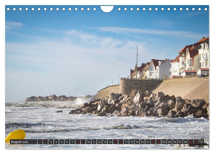Produktbild: Frankreichs Norden - Entlang der C&ocirc;te d'Opale (Wandkalender 2026 DIN A4 quer), CALVENDO Monatskalender