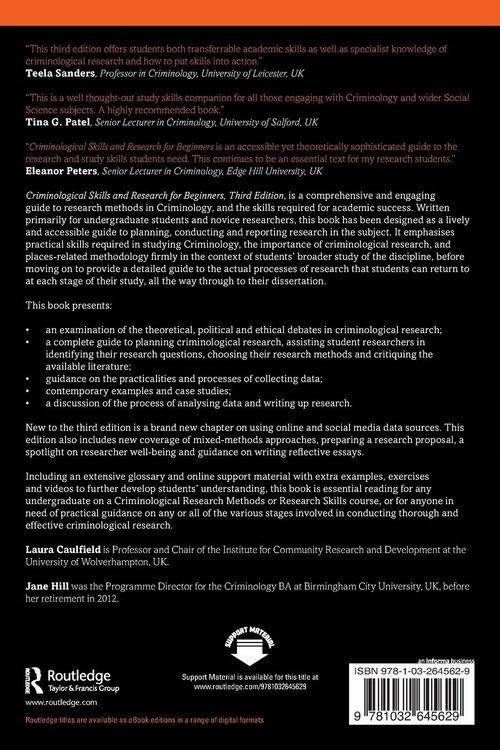 Produktbild: Criminological Skills and Research for Beginners