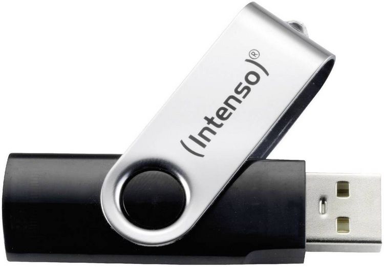 Produktbild: Intenso Basic Line USB-Stick 16 GB Schwarz 3503470 USB-A (USB 2.0)