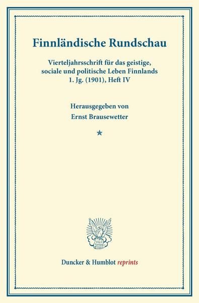 Produktbild: Finnl&auml;ndische Rundschau.
