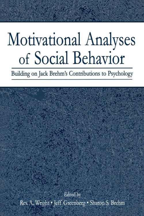 Produktbild: Motivational Analyses of Social Behavior