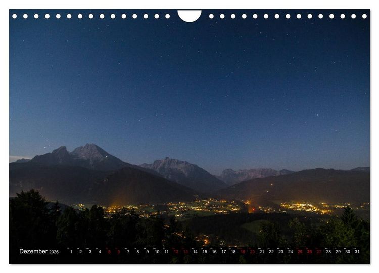 Produktbild: Alpengl&uuml;ck - Nationalpark Berchtesgaden (Wandkalender 2026 DIN A4 quer), CALVENDO Monatskalender