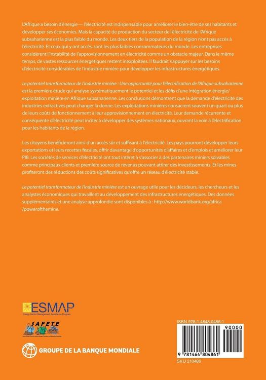 Produktbild: Le potentiel transformateur de l'industrie mini&egrave;re en Afrique