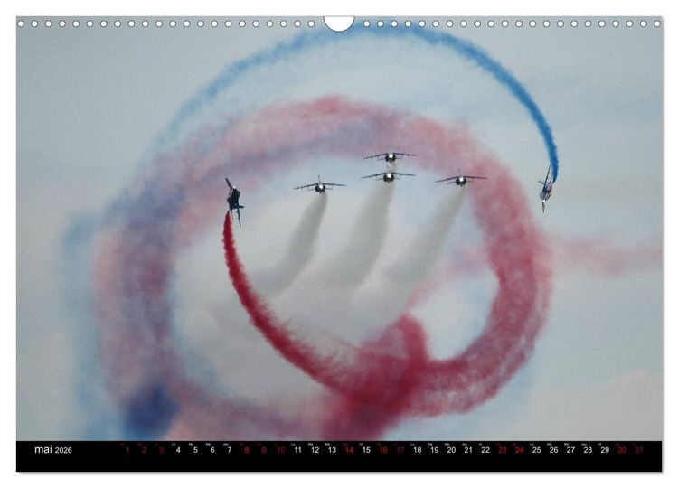 Produktbild: Arabesques dans le ciel de France (Calendrier mural 2026 DIN A3 vertical), CALVENDO calendrier mensuel