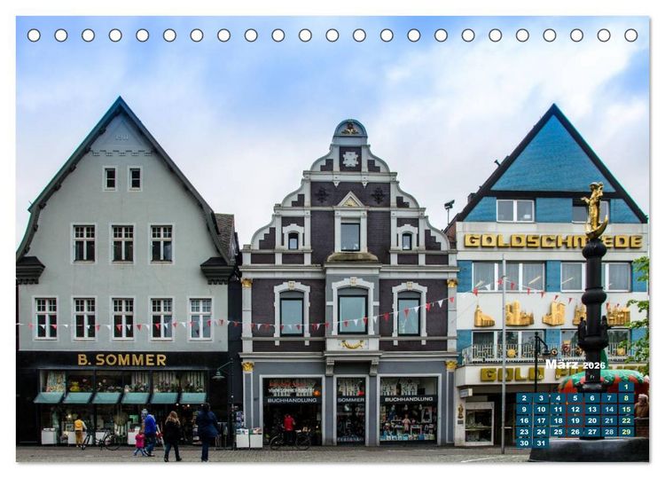 Produktbild: Ahlen eine liebensw&uuml;rdige Stadt im M&uuml;nsterland (Tischkalender 2026 DIN A5 quer), CALVENDO Monatskalender
