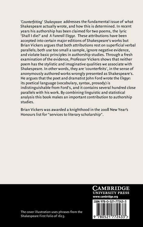 Produktbild: 'Counterfeiting' Shakespeare