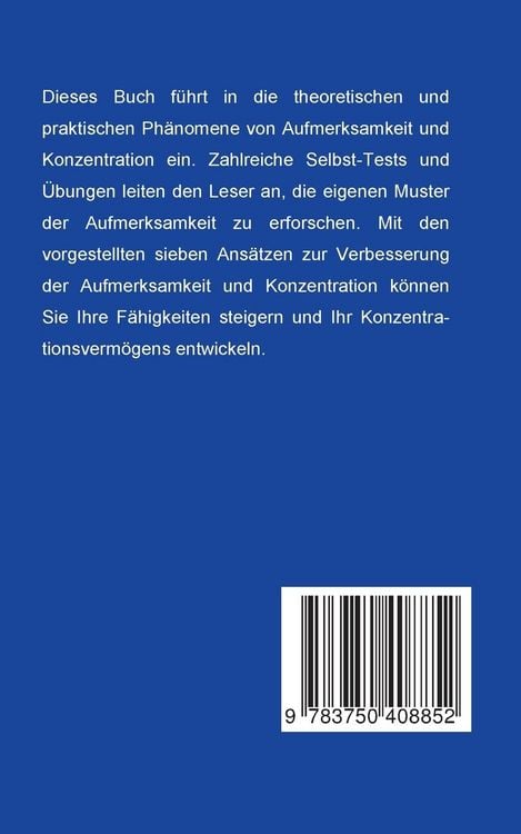 Produktbild: Aufmerksamkeit und Konzentration