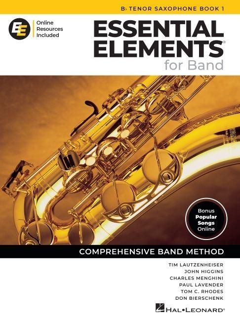 Produktbild: Essential Elements for Band - BB Tenor Saxophone Book 1 with Eei Online Resources BB Tenor Sax Method Songbook and Sheet Music for School Band Students and Teachers Comprehensive Band Method