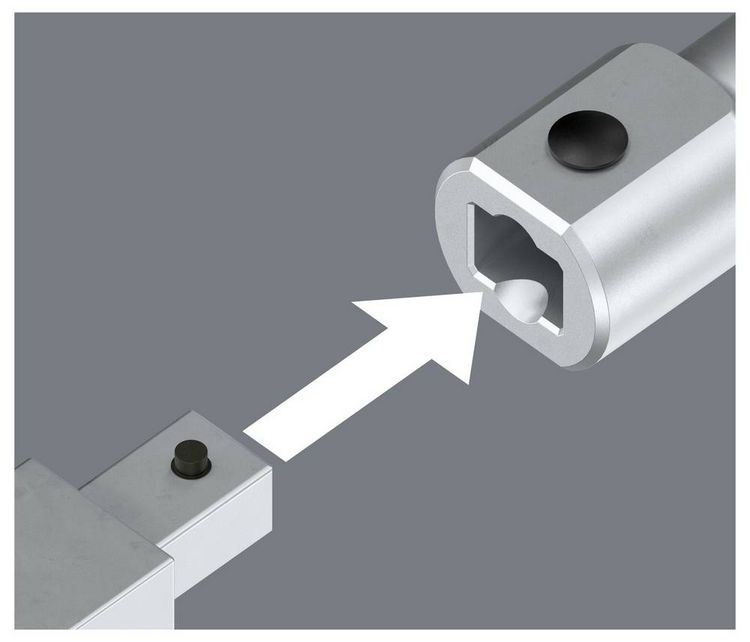 Produktbild: Wera 05003200001 Bet&auml;tigungswerkzeug Passend f&uuml;r (Details): Einsteckwerkzeuge 9x12mm Wera Drehmomentschl&uuml;ssel der Serien