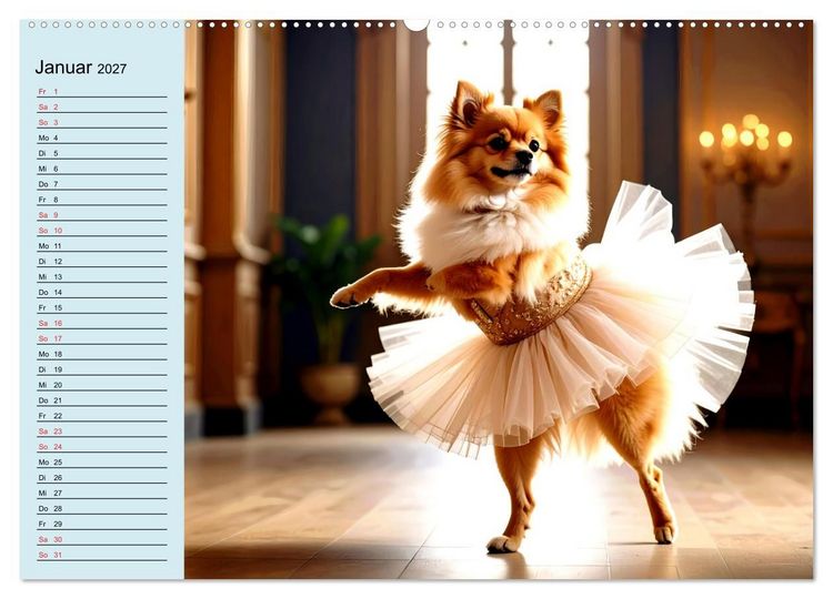 Produktbild: Tierisch kreativ: Hobbies im Tierreich (hochwertiger Premium Wandkalender 2027 DIN A2 quer), Kunstdruck in Hochglanz