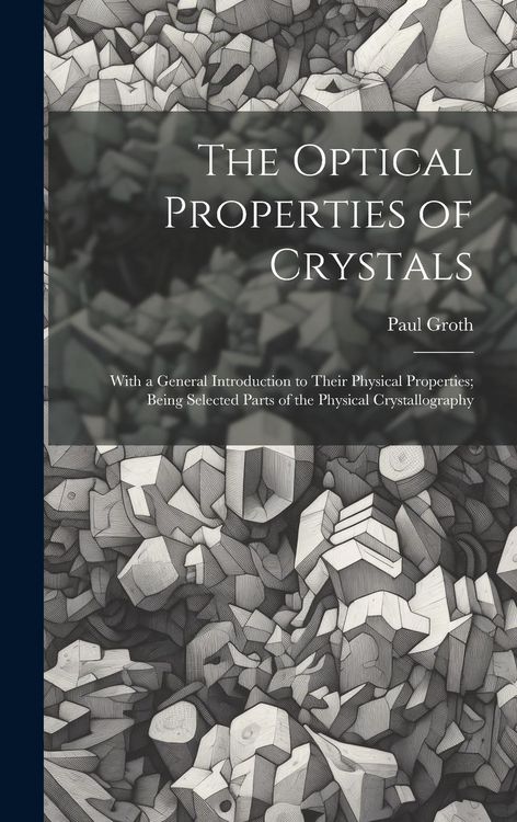 Produktbild: The Optical Properties of Crystals