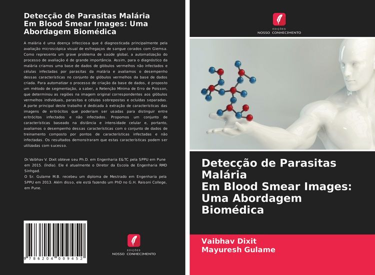 Produktbild: Detec&ccedil;&atilde;o de Parasitas Mal&aacute;ria Em Blood Smear Images: Uma Abordagem Biom&eacute;dica