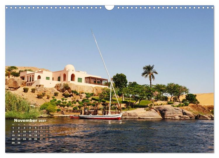 Produktbild: &Auml;gypten - Landschaften entlang des Nils (Wandkalender 2027 DIN A3 quer), CALVENDO Monatskalender