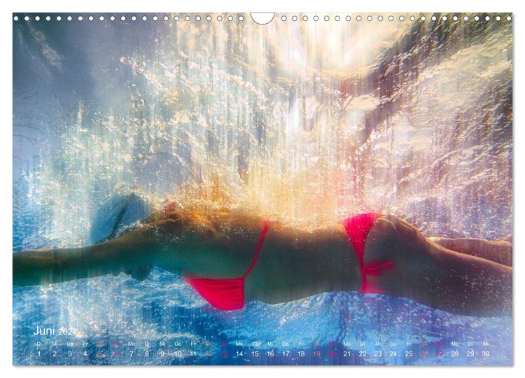 Produktbild: SCHWIMMGL&Uuml;CK (Wandkalender 2027 DIN A3 quer), CALVENDO Monatskalender
