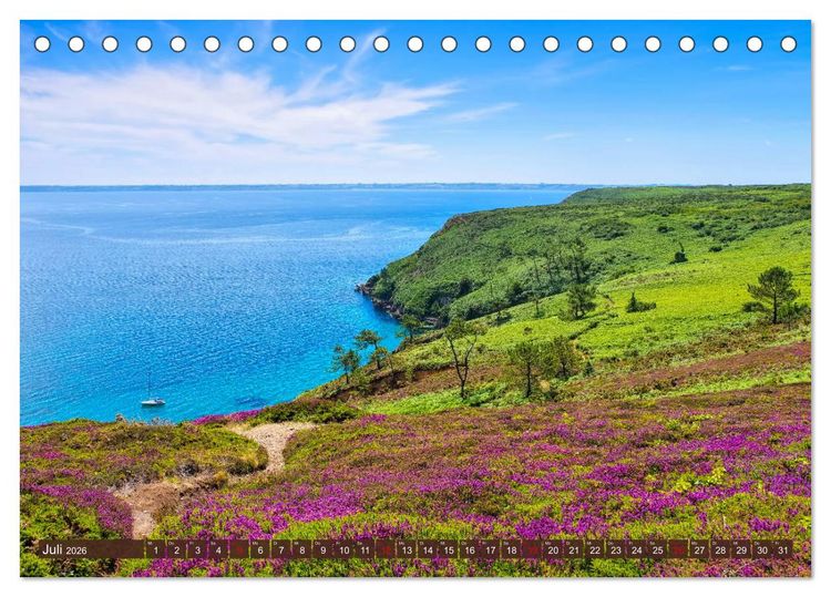 Produktbild: Crozon - Faszinierende Halbinsel im Westen der Bretagne (Tischkalender 2026 DIN A5 quer), CALVENDO Monatskalender