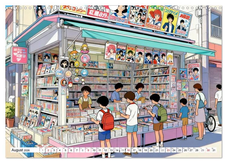 Produktbild: Zeitreise nach Tokio (Wandkalender 2026 DIN A3 quer), CALVENDO Monatskalender