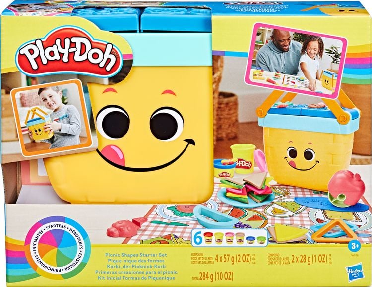 Produktbild: Hasbro F69165L0 - Play-Doh Korbi, der Picknick-Korb mit Zubeh&ouml;r, Knetset