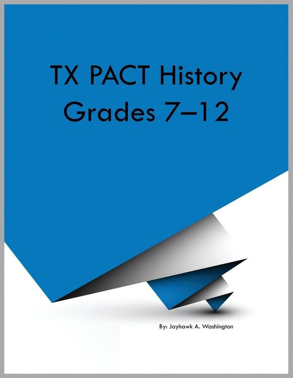 Produktbild: TX PACT History Grades 7-12